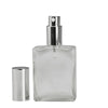60ml Clear Rectan Cologne Btl (18mm)