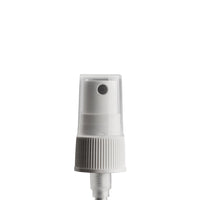 20mm White Ribbed Mist Spray & Clear O/C