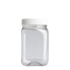 400ml Clear Nexus Square Jar (63mm)