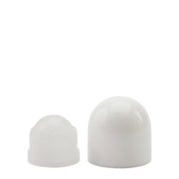 White Round Top Cap (for 50, 80 and 100ml Plastic Rollon)