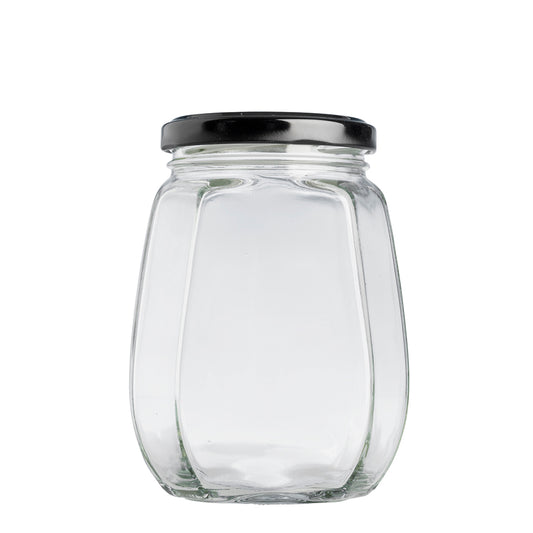 385ml Facetted Jar (63mm)