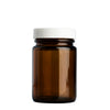 125ml Amber Cos Pot (48mm) (125ml capacity)