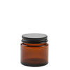 65ml Amber Cos Pot (48mm) (65ml capacity)