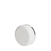 40mm White/Silver Round Edge Wadded Cap