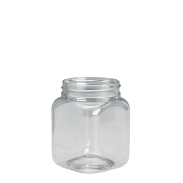 190ml Clear Nexus Square Jar (53mm)