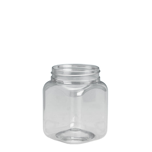 190ml Clear Nexus Square Jar (53mm)