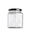 390ml Hex Jar (70mm)