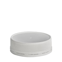 63mm White Tampertel Cap (no wad)
