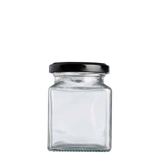 190ml Square Jar (58mm)