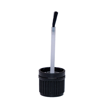 18mm Black Long Brush & Cap for 20/25ml
