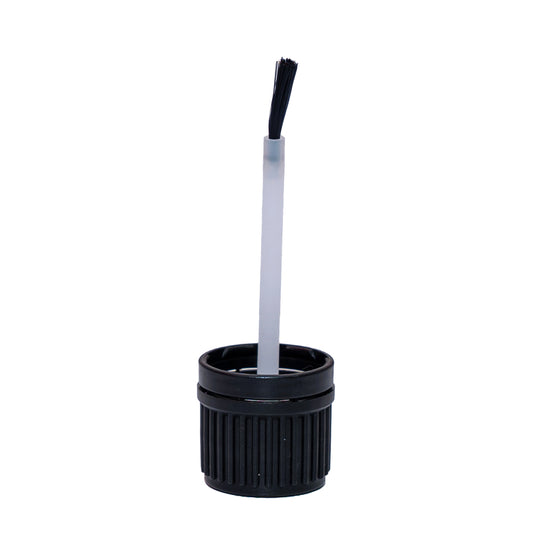 18mm Black Long Brush & Cap for 20/25ml