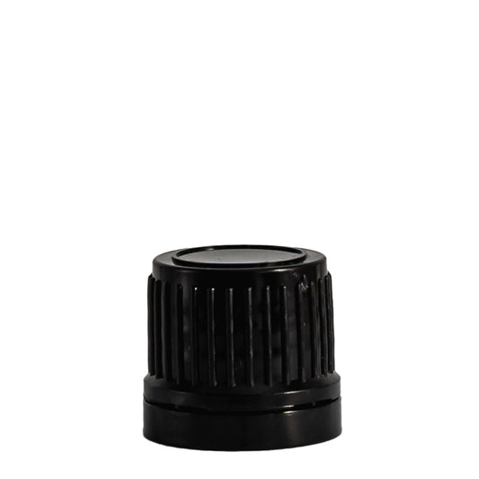 18mm Black Tampertel Wadded Cap
