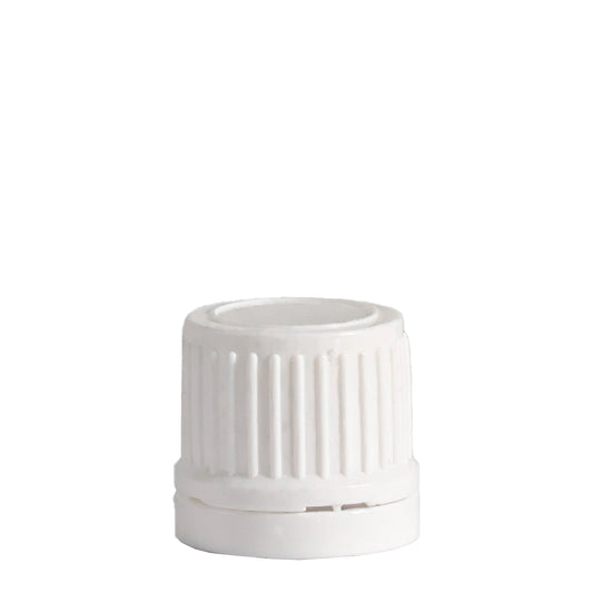 18mm White Tampertel Wadded Cap