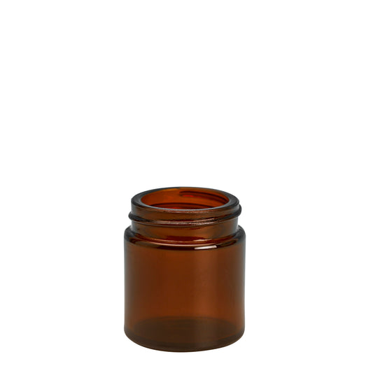 30ml Amber Cos Pot (38mm) (30ml capacity)
