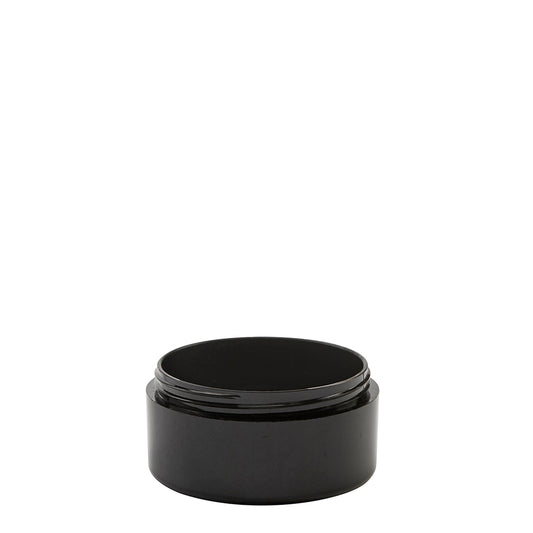 30ml Black Plastic Cos Pot