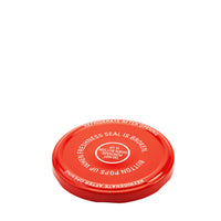 82mm Red/White Metal Twist Cap (Full Compound)