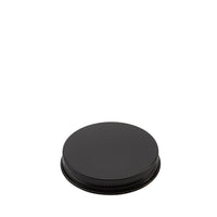 63mm Black Aluminium Wadded Screw Cap