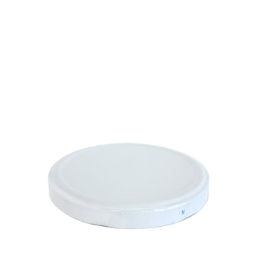 100mm White Metal Twist Cap