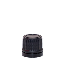 18mm Shiny Black Slow Drip Tampertel Cap (OVII)