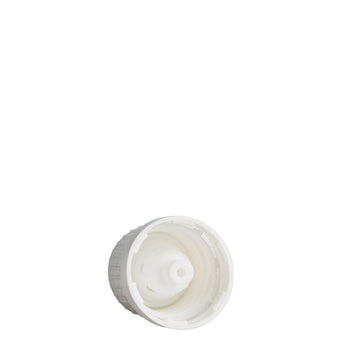 18mm White Fast Drip Tampertel Cap