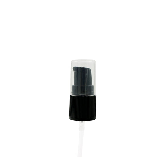 18mm Black Lotion Pump & Clear O/C (alt. style)