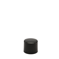 18mm Black Short Wadded Cap