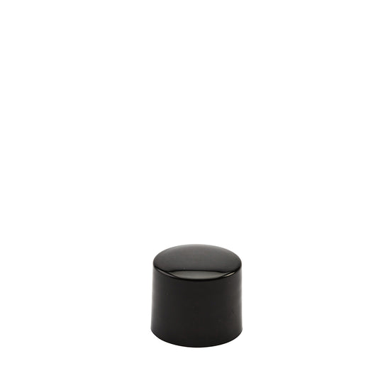 18mm Black Short Wadded Cap