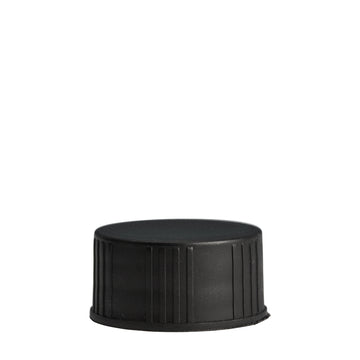 20mm Black Wadded Cap