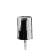 24mm Black Cos Lotion Pump & Clear O/C