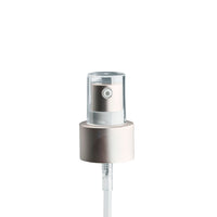 24mm BA/White Ring Cos Lotion Pump & Clear O/C