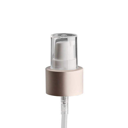 24mm BA/White Top Cos Lotion Pump & Clear O/C