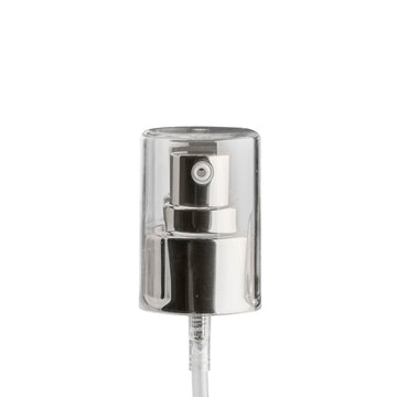 24mm Silver Cos Lotion Pump & Clear O/C