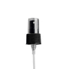 24mm Black Ribbed Mist Spray (Thin Tube) Wht Dot & Clear O/C
