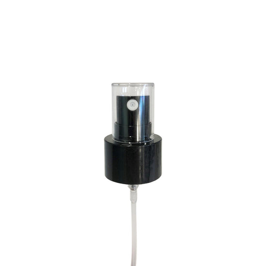 24mm Black Smooth Mist Spray Wht Dot Nat Shaft & Clear O/C