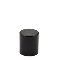 24mm Shiny Black Alum Deep Wadded Cap