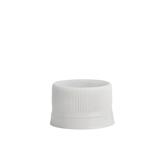 28mm White Alcoa Tampertel Wadded Cap