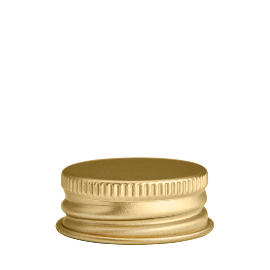28mm Gold Aluminium Wadded Cap (0.3mm thick)