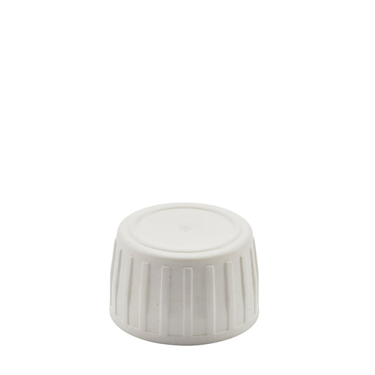 28mm White Deep Non Tamper Wadded Cap