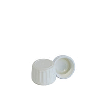 28mm White Deep Tampertel (Plastic Wadded) Cap