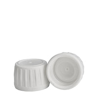 28mm White Drip Tampertel Cap