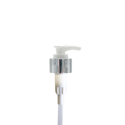28mm Limited Edition Silver/White Lotion Pump