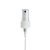 28mm White Ribbed Mist Spray Blu Dot Wht Shaft & Clear O/C
