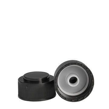 28mm Black Sauce Cap & Plug
