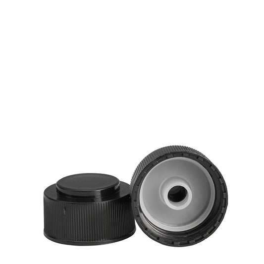 28mm Black Sauce Cap & Plug