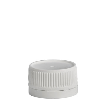 33mm White Tampertel Wadded Cap