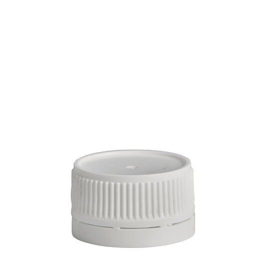 33mm White Tampertel Wadded Cap