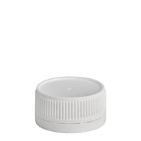 38mm White Tampertel Wadded Cap