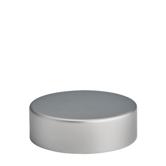 40mm Brushed Aluminium Wadded Cap