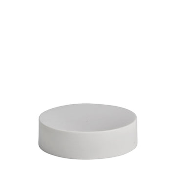 40mm White Wadded Cap
