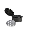 41mm Black Sprinkler Top (with pressure seal inside cap)
